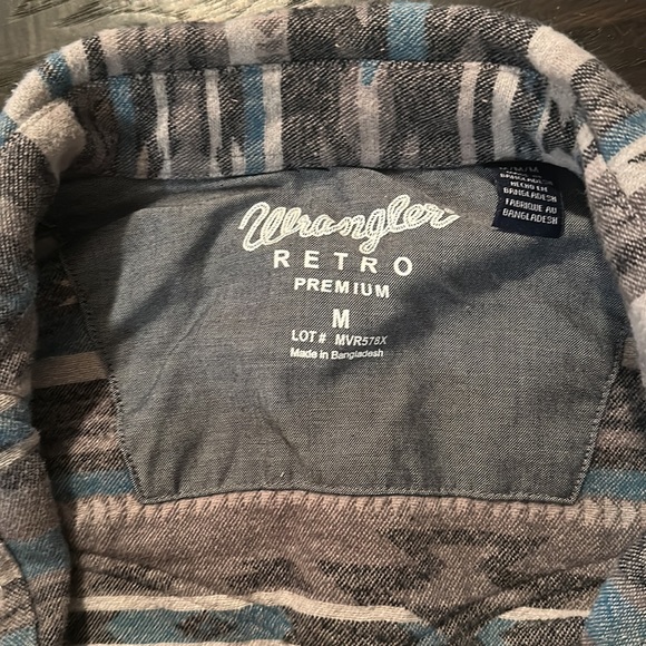 Wrangler retro button up shacket - Picture 2 of 4